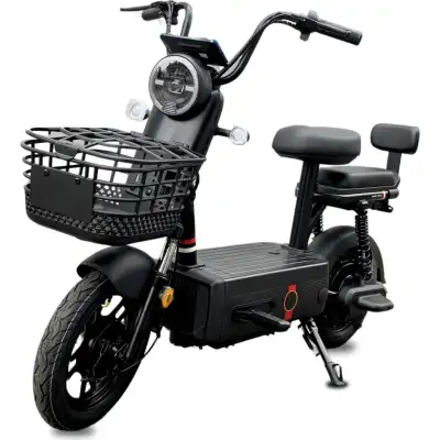 Bicicleta Elétrica Nado C2 1000W Bateria Removível 48V 60km PretoBicicleta Elétrica Nado C2 1000W Bateria Removível 48V 60km Preto