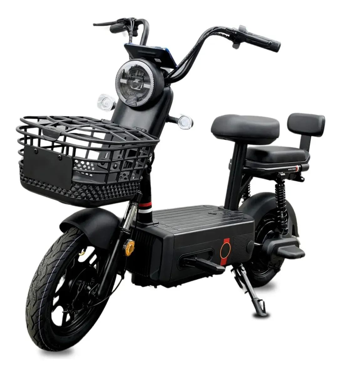 Bicicleta Elétrica Nado C2 1000W Bateria Removível 48V 60km PretoBicicleta Elétrica Nado C2 1000W Bateria Removível 48V 60km Preto